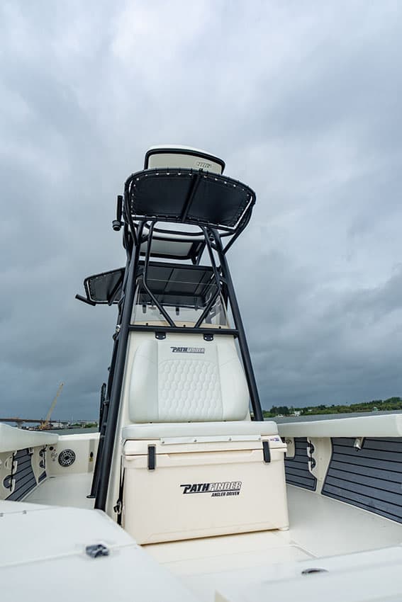 Under Gunner Storage on Pathfinder 2600 TRS.