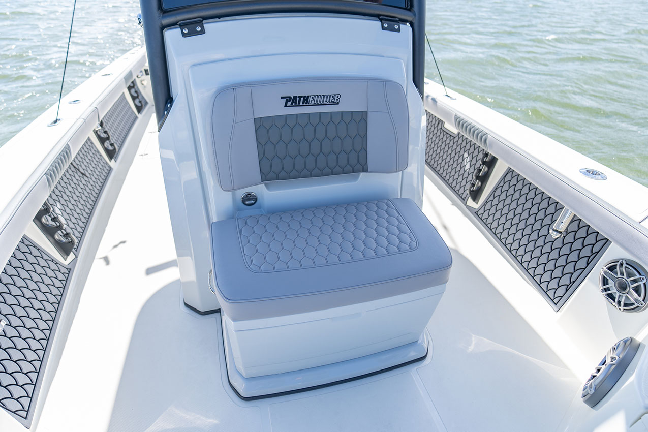 Pathfinder 28000 Hybrid fiberglass cooler.
