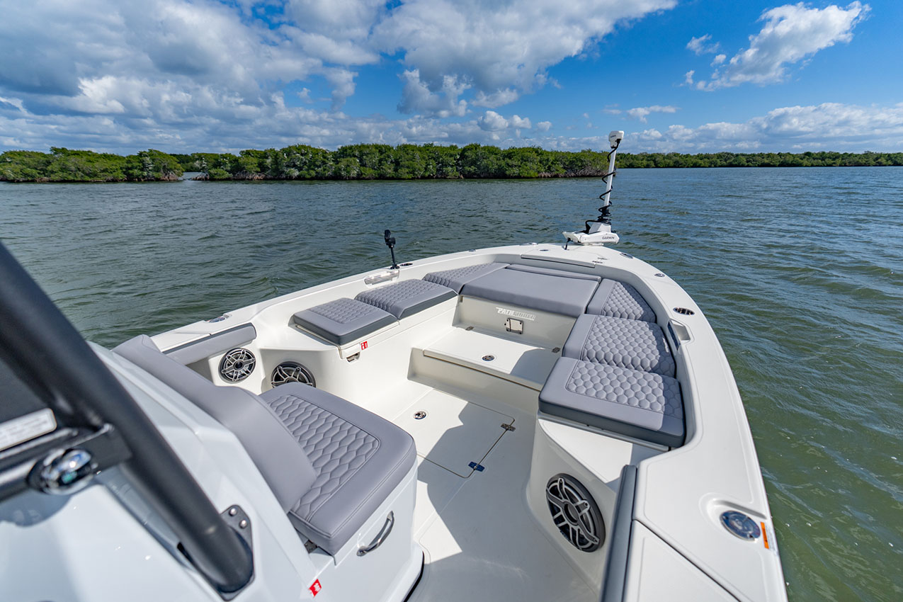 Pathfinder 2800 Hybrid bow cushions.