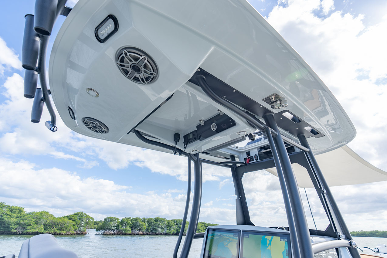 Pathfinder 2800 Hybrid hard top underside.