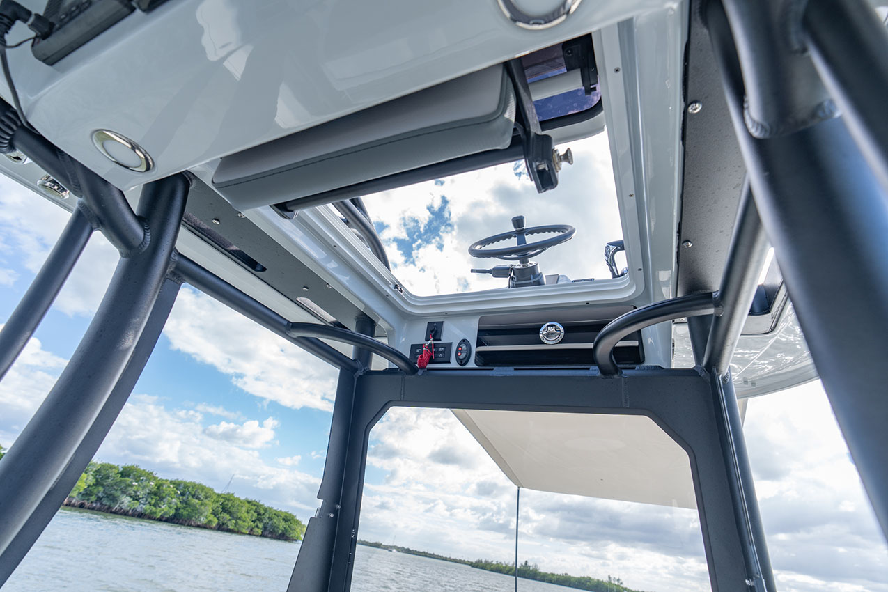 Stand through 2nd station opening of Pathfinder 2800 Hybrid.