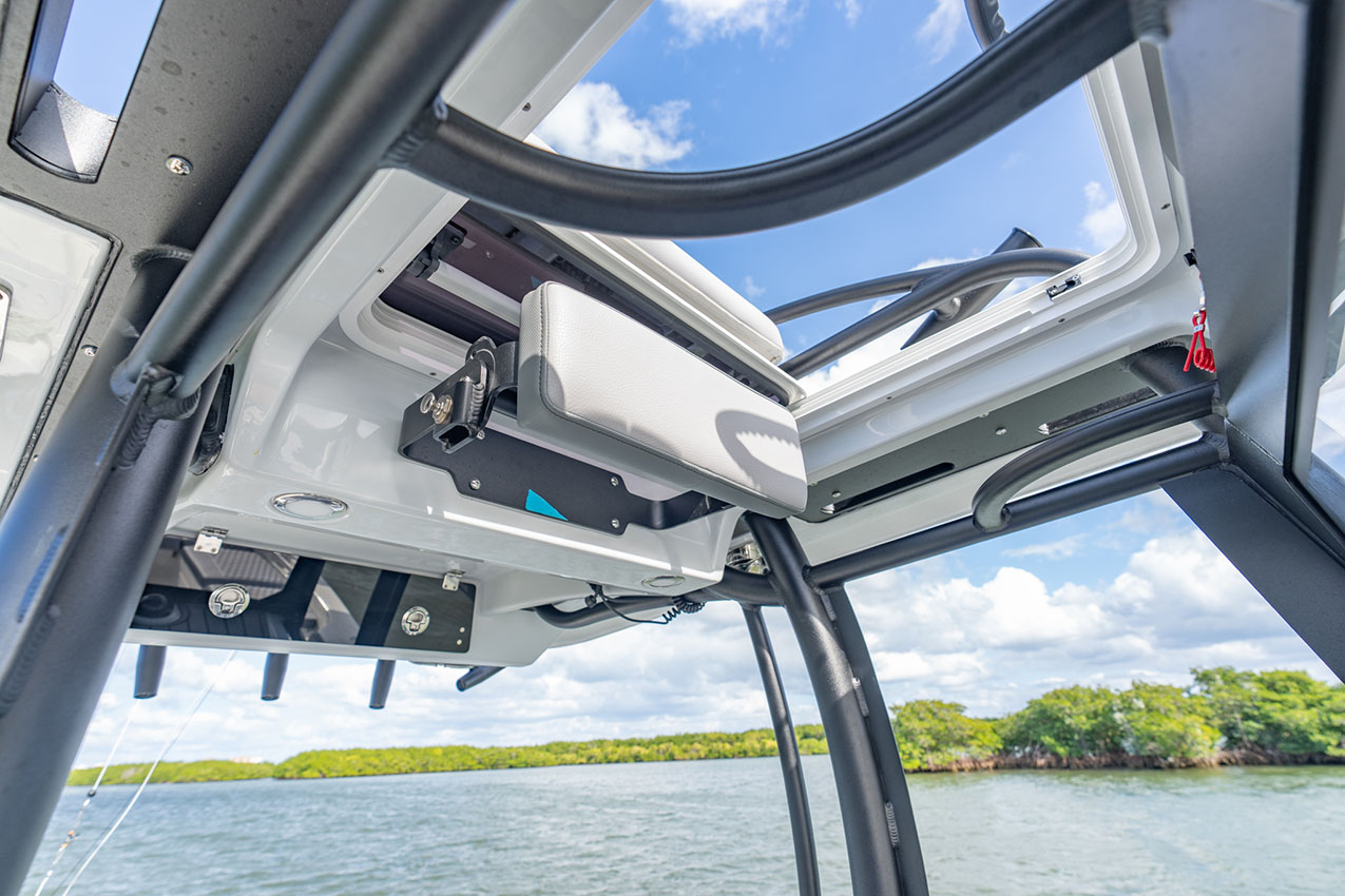 Stand through 2nd station opening of Pathfinder 2800 Hybrid.