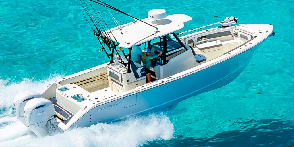 Cobia 305 CC Center Console delivers unmatched offshore performance.