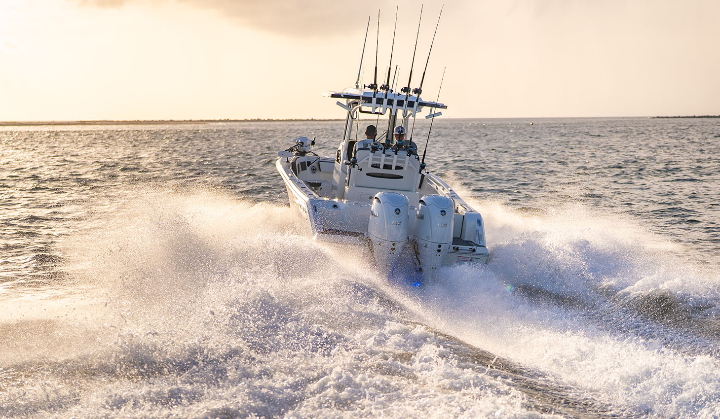 Cobia Boats 245 center console 24-foot fishing boat.