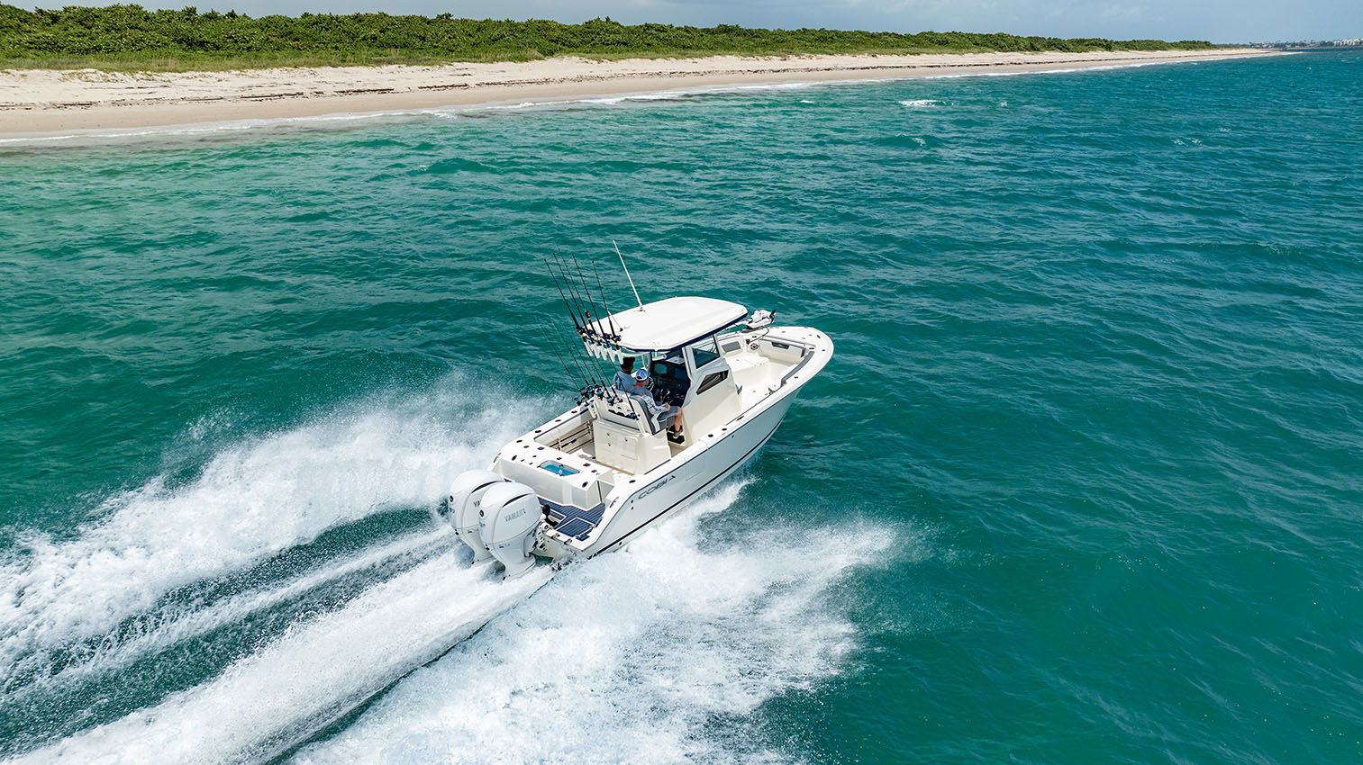 Cobia Boats 245 center console 24-foot fishing boat.