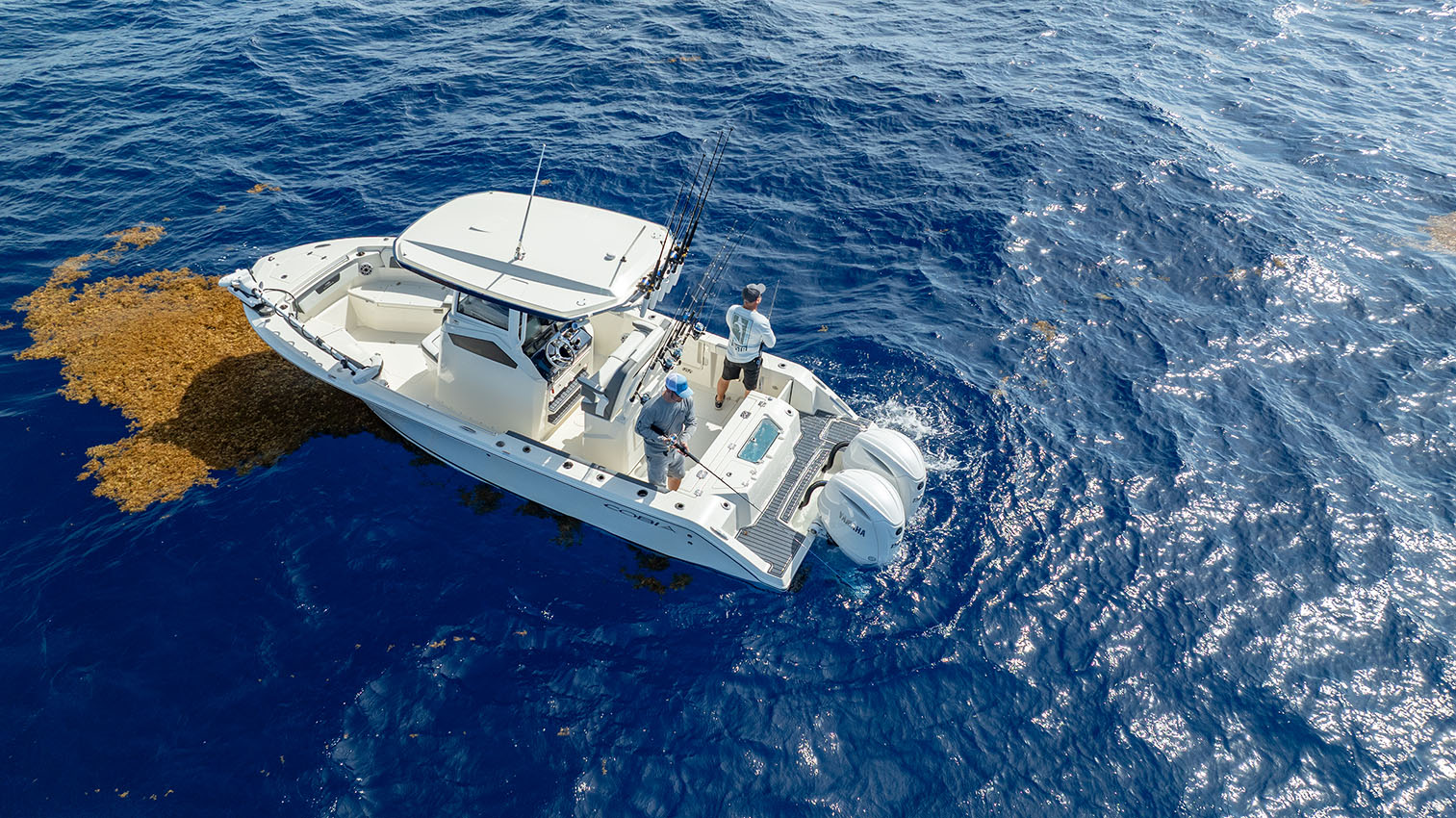 Cobia Boats 245 center console 24-foot fishing boat.