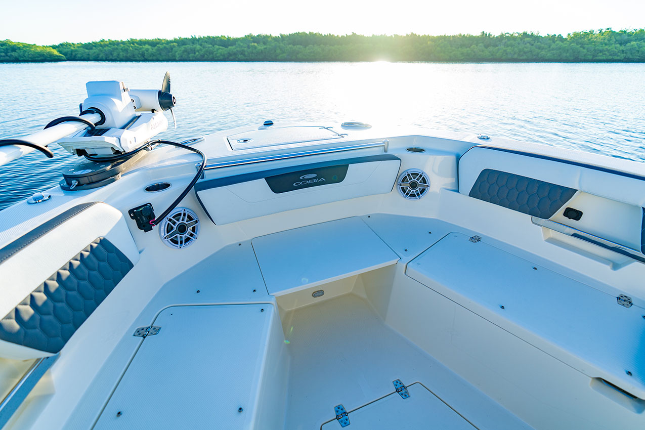 Cobia 245 CC Bow Area Without Cushions