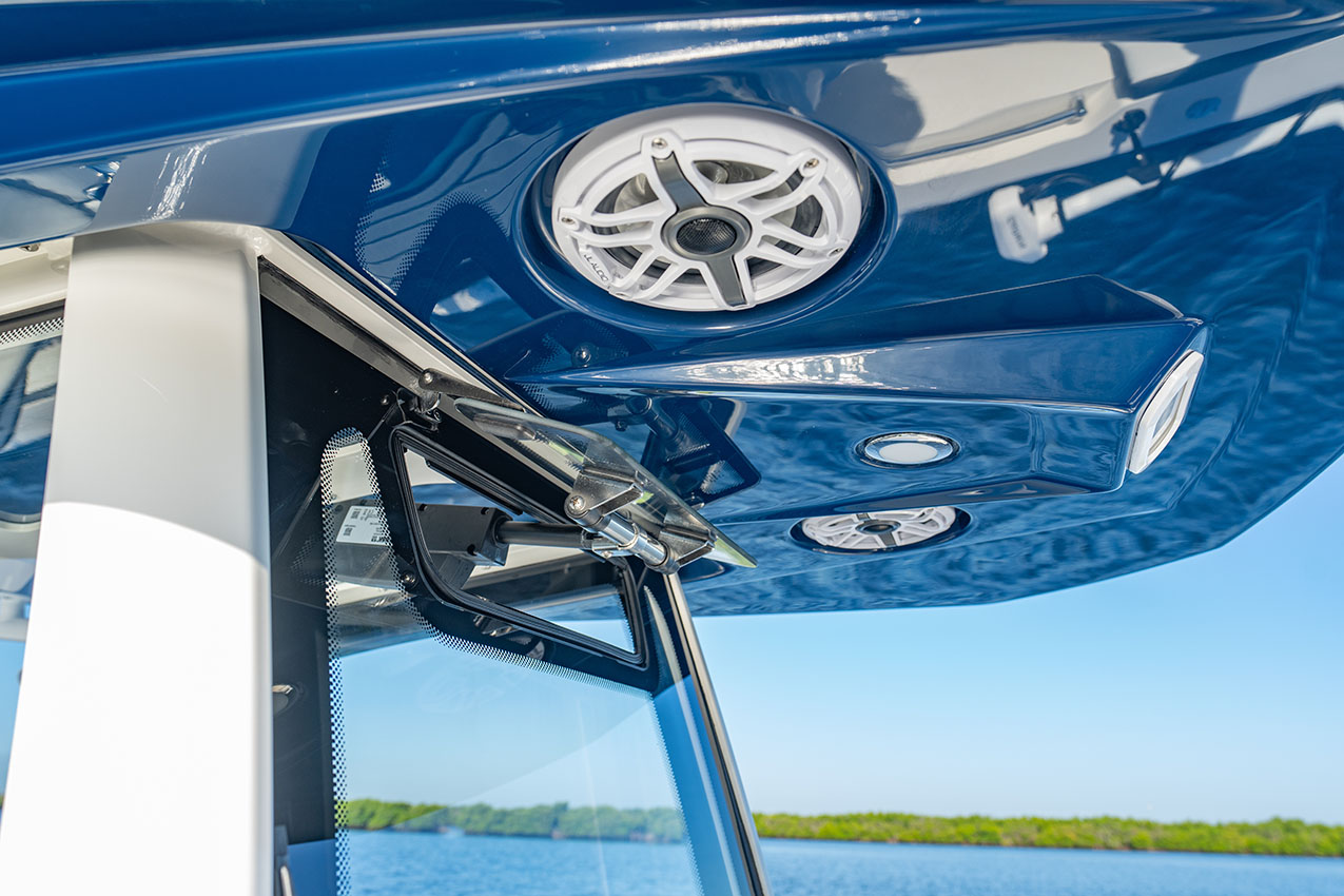 Cobia 245 CC Actuated Windshield Vent
