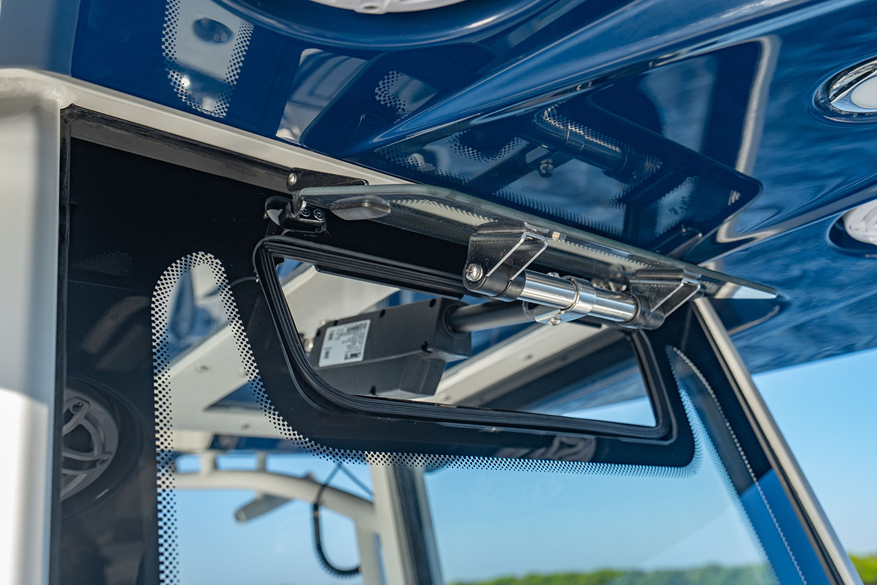 Cobia 245 CC Actuated Windshield Vent