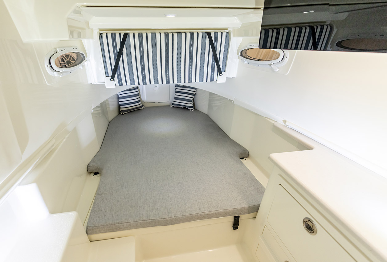 Cobia 350 CC Cabin with Sleeping Berth.