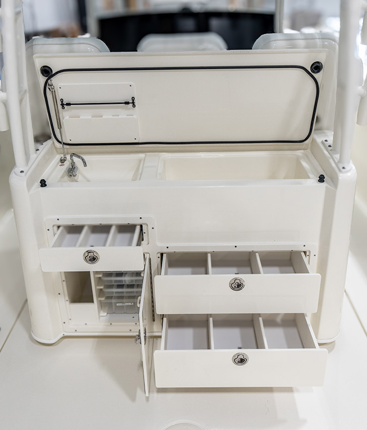 Cobia 350 CC Tackle Storage Station.
